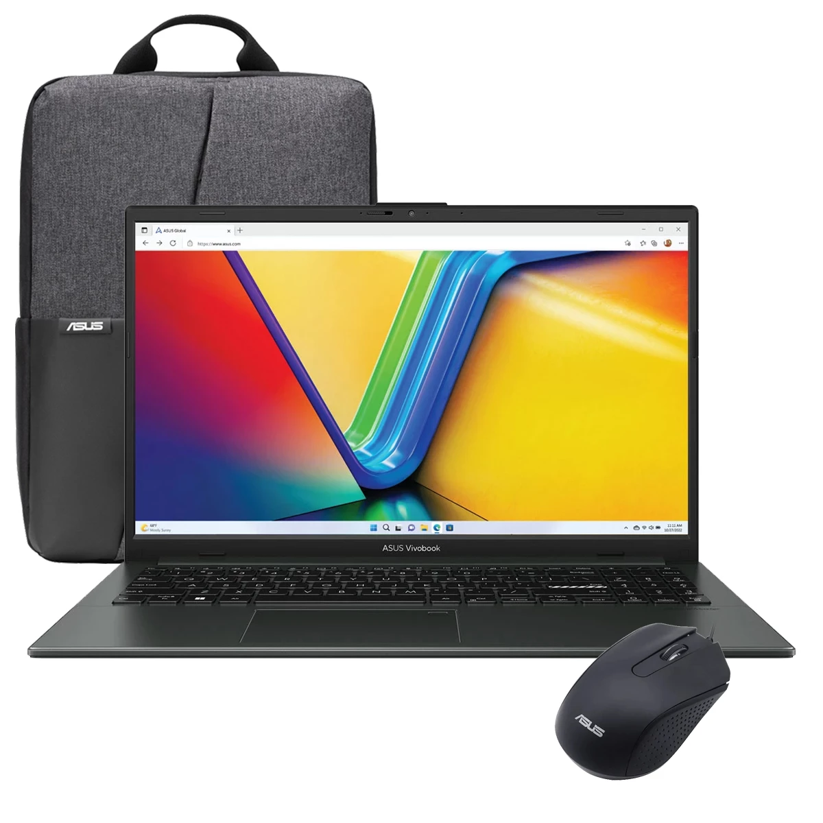 LAPTOP ASUS VIVOBOOK 16" WUXGA I9-13900H 16GB RAM 1TB NVMe 4.0 TECL.ESPAÑOL + NUM FREDOOS X1605VA-MB649 SILVER INCL. MOCHILA + MOUSE