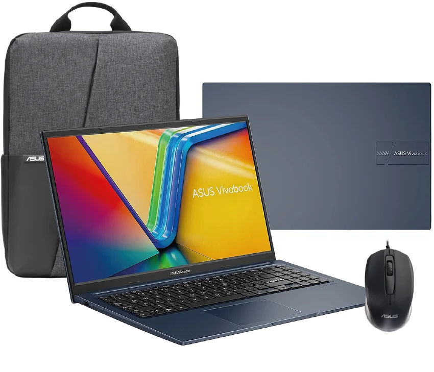 LAPTOP ASUS VIVOBOOK X1504VA-NJ2444 CORE i3-1315U-RAM 16GB- 512GB NVME -15.6” FHD- TECL ESPAÑOL + NUM FREEDOS BLUE