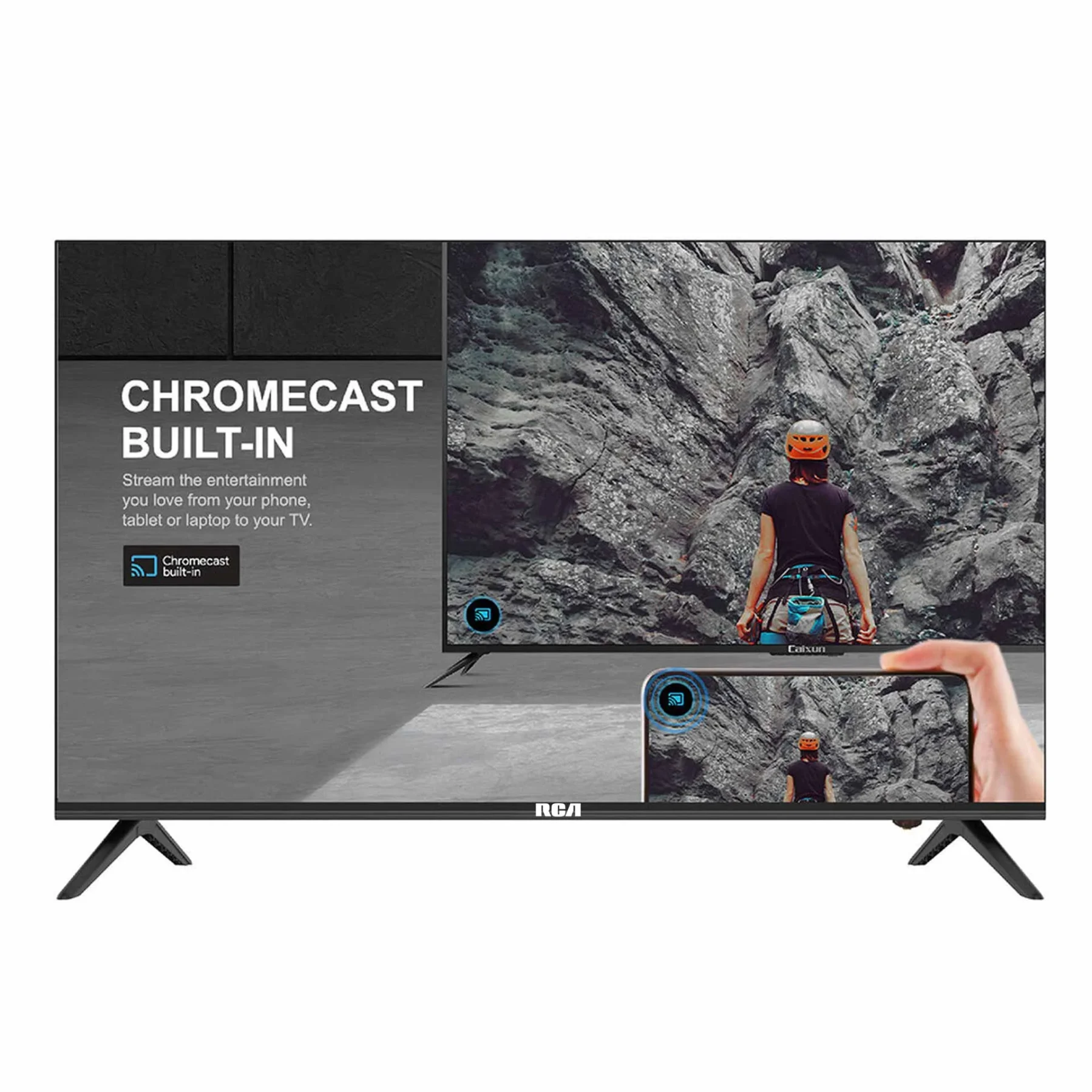 TELEVISOR SMART RCA 32” HD GOOGLE TV MANDO DE VOZ WIFI BT CHROMECAST SIN BORDES - Imagen 3