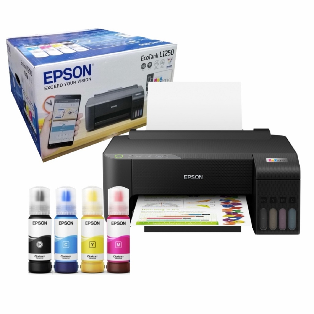 IMPRESORA EPSON L1250 FUNCIÓN ÚNICA - WIFI CON APP SMART PANEL COPIA-ESCANEA