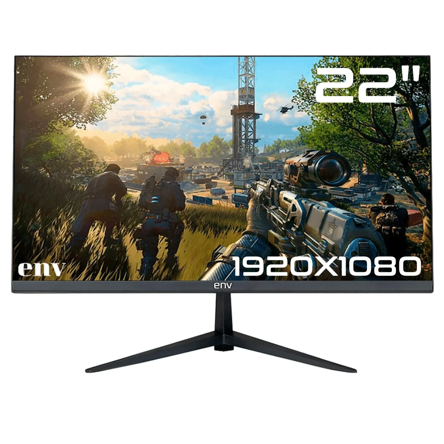MONITOR ENV 22” LED FHD 1920*1080 75Hz HDMI/VGA BISEL ULTRA-DELGADO