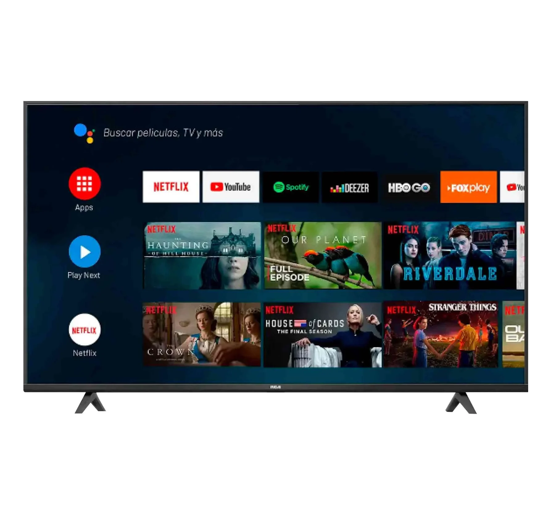 TELEVISOR SMART RCA 50UHDRC 50” LED 4K UHD GOOGLE TV BT WIFI DOLBY AUDIO MANDO POR VOZ - Imagen 2