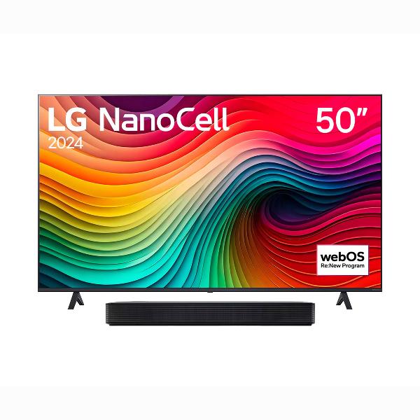 TELEVISOR LG 50NANO80TSA 50 PULGADAS SMART TV4K UHD NANOCELL-HDMI-USB-WIFI-BLUETOOTH-THINQ AI-W