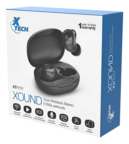 Audífonos Inalámbricos Xtech XTH-701 Negro