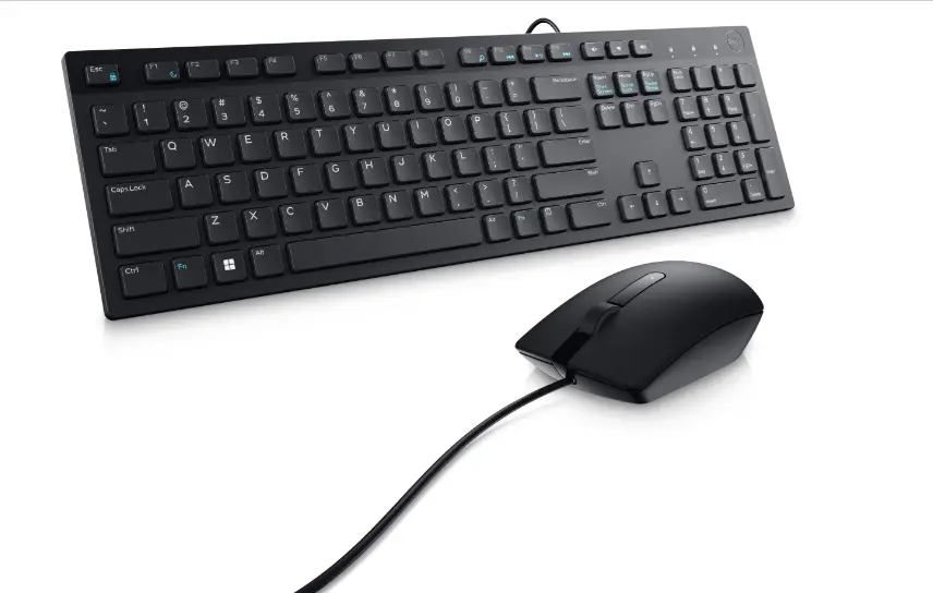 TECLADO + MOUSE DELL KM300C-LTN WIRED USB-A BLACK #01KMDJ