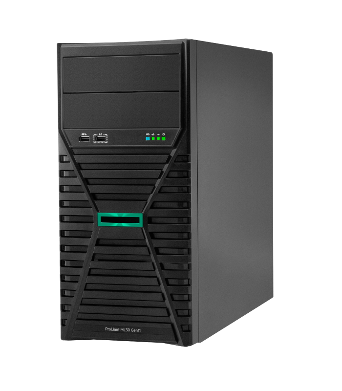 Servidor HPE ProLiant ML30 Gen11 E‑2434 3.4GHz 4c 1P 1x32GB‑U 2x1TB HDD 1x350W PS LA- TORRE