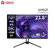 MONITOR TEROS/TE-2417S 23.8" GAMER ENTRADA /IPS PLANO/ FHD 1920X1080 / 144HZ-1MS