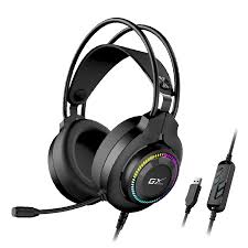 HEADSETS GENIUS HS-GX580U GAMING USB NEGRO CON RGB LED - Imagen 2