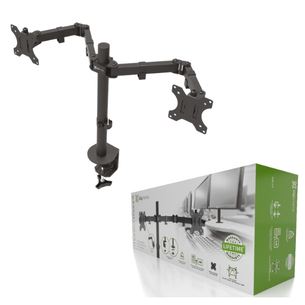 Soporte  doble monitor klip xtreme kpm-310