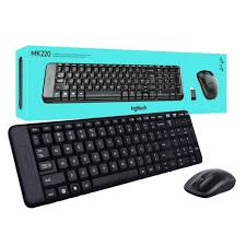 Combo Teclado + Mouse  Logitech MK220 inalámbrico 2.4GHz en español