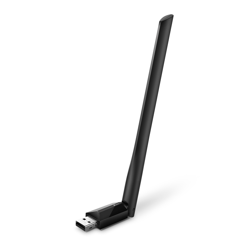 Adaptador Tp-link AC600  (Archer T2U Plus) USB Inalámbrico de Alta Ganancia Doble Banda