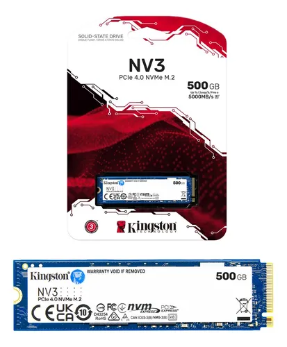 Disco Sólido  Kingston 500GB Nvme PCIe 4.0