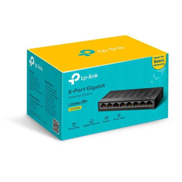 SWITCH TP-Link LS100G 8-PORT Gigabit Escritorio NA