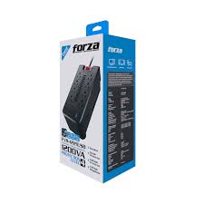 Regulador de Voltaje Forza FVR-1221USB  AC 110 V - 8 Tomas de Corriente - 1200 VA - 600W NEMA 5-15 2-USB