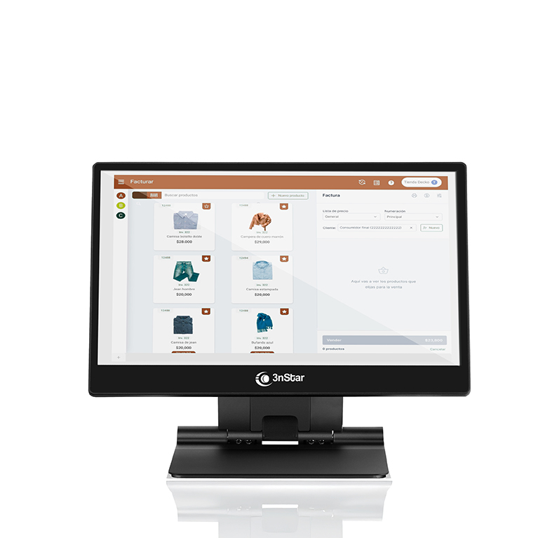 ALL IN ONE 3NSTAR  POS P7 I5 12TH GEN - 8GB RAM - 240GB SSD - CAPACITIVE -  WI-FI- BT-  W11 IOT ENT