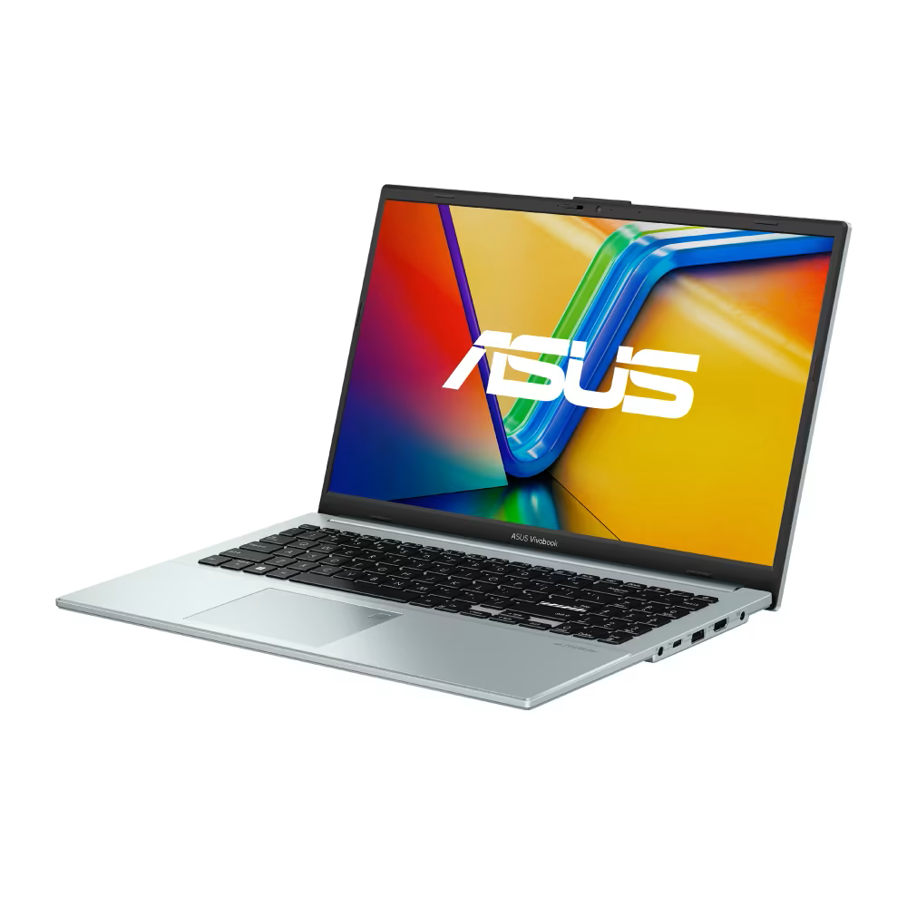 LAPTOP ASUS VIVOBOOK E1504FA-BQ2739-F  15.6" FHD RYZEN 5-7520U 16GB DDR5 512GB PCIe TECL SP + NUM  FREEDOS GREY GREEN INCL. MOUSE Y MOCHILA