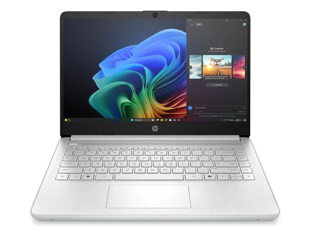 HP 14” HD 14-DQ3500LA N4500 CELERON 8GB DDR4 256GB PCIe TECL. SP FREEDOS WiFi 6 SILVER