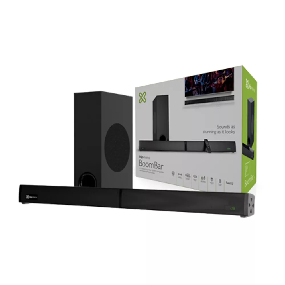 Barra de sonido Klip Xtreme KSB-230 Negro 2.1 canales 160W BT HDMI-OPT-AUX