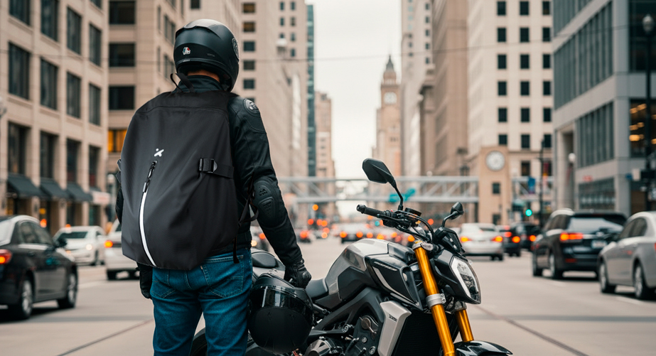 Mochila Xtech XTB-520 para casco de motocicleta - Imagen 2