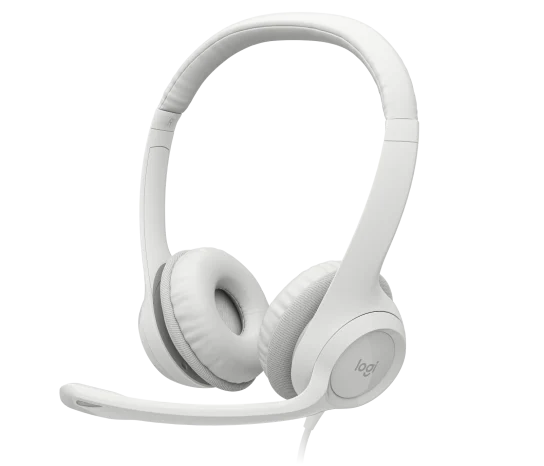 AURICULAR LOGITECH H390 USB-A MIC. CANCEL. RUIDO CABLE 1.9M 100KHZ BLANCO
