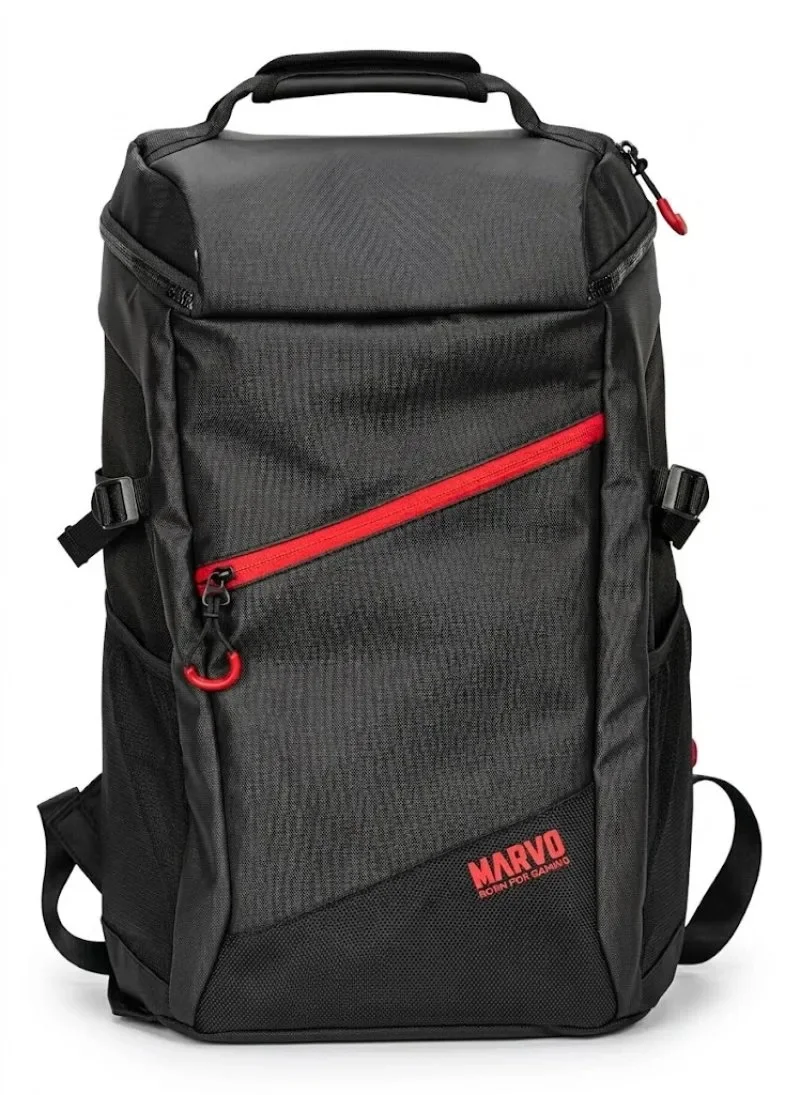 MOCHILA GAMING MARVO BA-002 15,6" BK/RD IMPREMEABLE, MULTIPLES COMPARTIMENTOS PRIVADOS