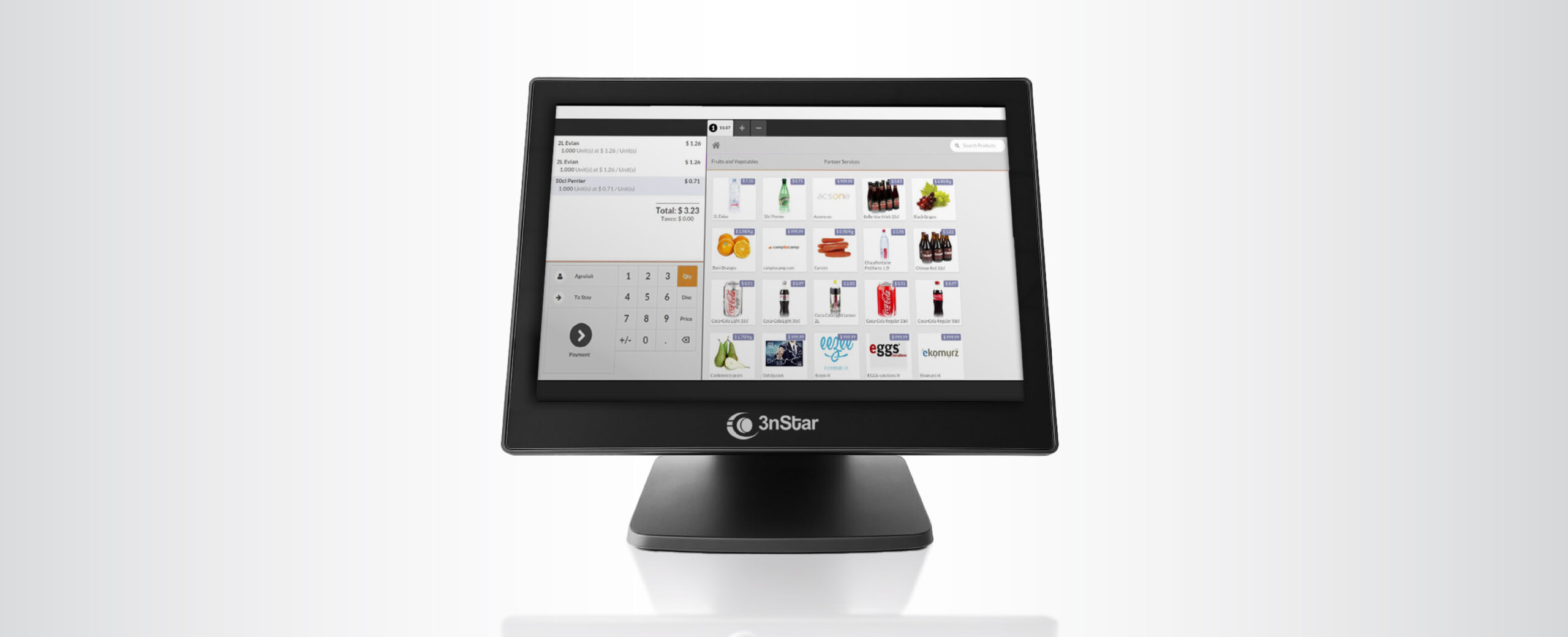 ALL IN ONE 3NSTAR POS P4 I5 12TH GEN -8GB RAM -240GB SSD - WIFI- BT FREE DOS