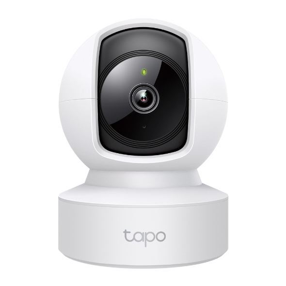 CÁMARA TP-LINK TAPO C202 TIPO PT INT 2MP VISIÓN 360° VIS. NOCT. IR WI-FI-RJ45 BIDIRECIONAL 512GB