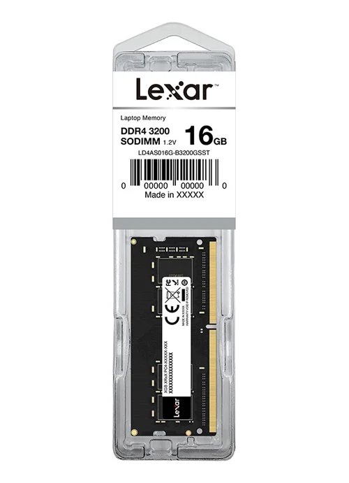 MEMORIA RAM 16GB DDR4 3200MHZ LEXAR SODIMM LD4AS016G-B3200GSST