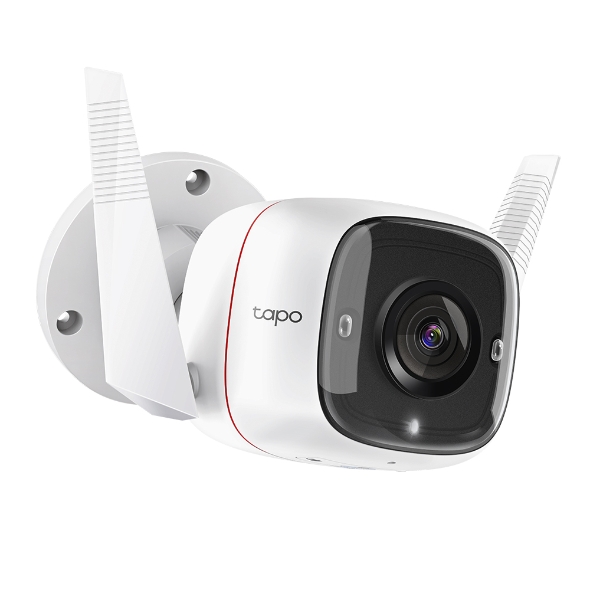 CAMARA TP-LINK TAPO C310 2K 3MP EXT. IP66 IR 30M AUDIO DET. MOV GOOGLE/ALEXA SUPP. MICROSD 128GB