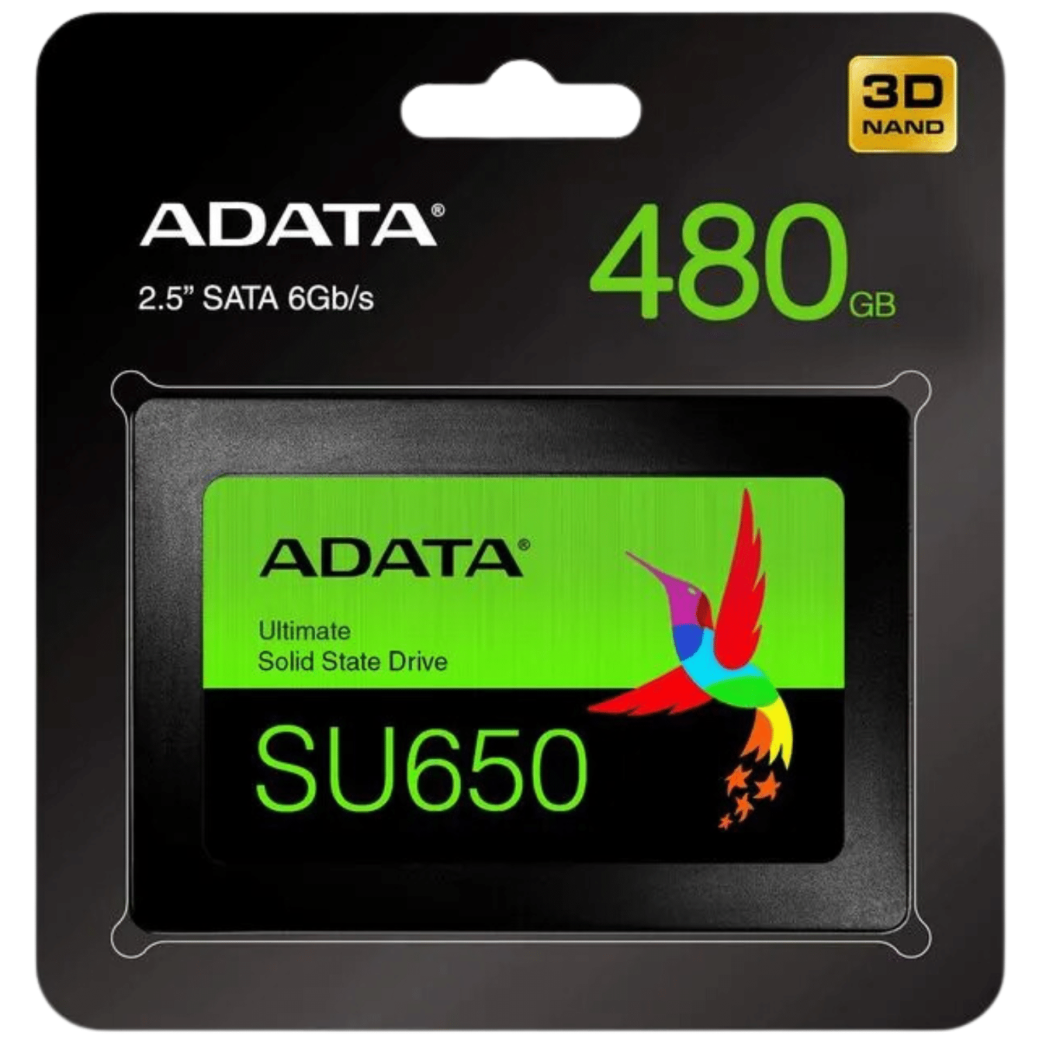 DISCO SSD ADATA 480GB SU650 2.5/SATA 6GB/S /3D NAND/LECTURA 520MB/S /ESCRITURA 450MB/S