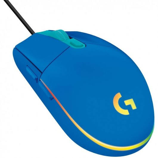 Mouse Logitech G203 RGB LIGHTSYNC con 6 botones