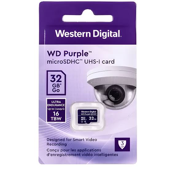 Micro SD 32GB WD Purple SC QD101