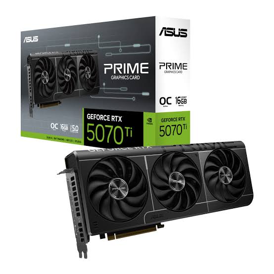 TARJETA DE VIDEO ASUS PRIME RTX5070 TI 16GB OC EDITION GDDR7 90YV0MF0-M0AA00