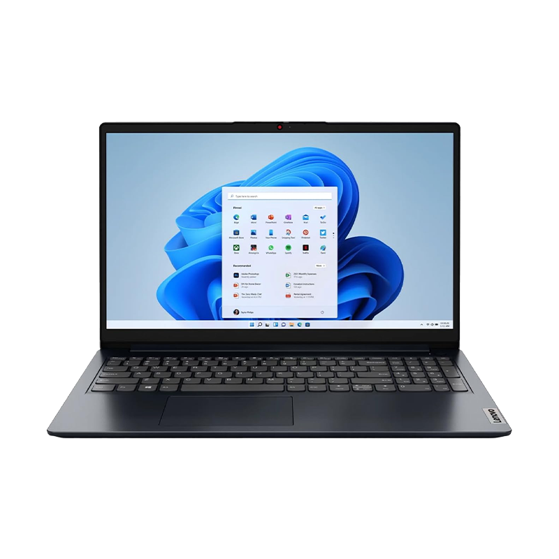 LAPTOP LENOVO IP 15AMN7 15.6" FHD RYZEN 5-7520U - 8GB DDR5 - SSD 256GB PCIe TECL INGLES + NUM WIN 11H BLUE