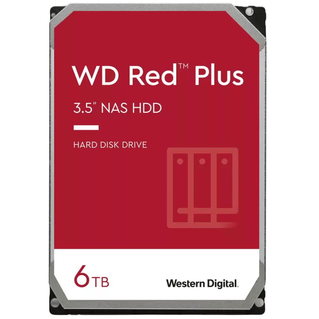 Disco Duro Interno WD Red Plus - 6TB - WD60EFPX