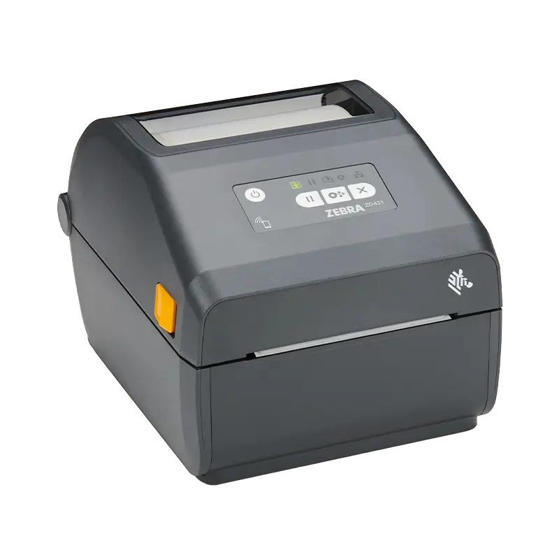 IMPRESORA DE ETIQUETAS ZEBRA ZD421 TT ESCRITORIO 74/300M/203 DPI USB,USB HOST ,BTLE5,RED