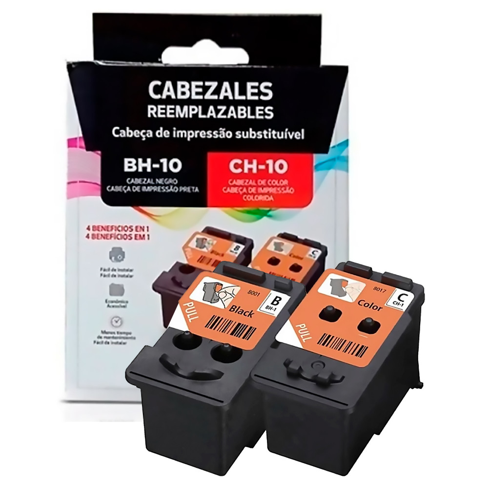 CABEZAL CANON 3418C004AA BH-10/CH-10 NEGRO/COLOR G6010/G7010/G2160/G3160/G5010